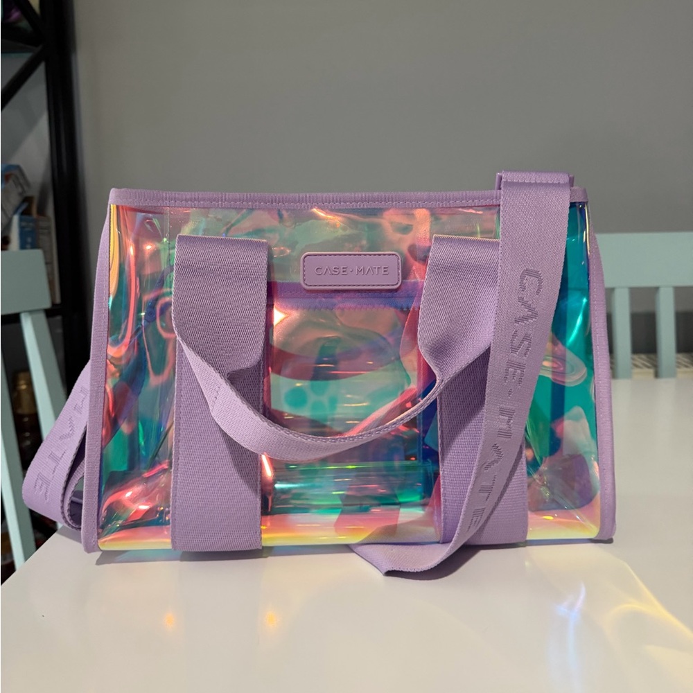Case-Mate Iridescent and Lavender Tote Bag